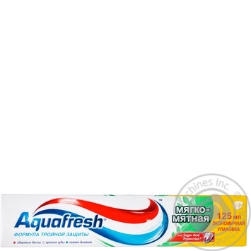 Toothpaste Aquafresh Mild & minty mint 125ml - buy, prices for MegaMarket - photo 1