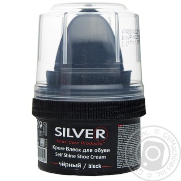 Крем-блеск для обуви Silver черный 50мл купить, цены на МегаМаркет - фото 2