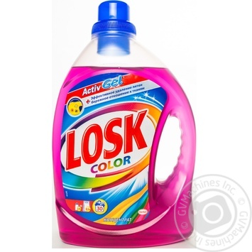Засіб Losk Active Gel Color для прання 2.19л х4 купити, ціни на МегаМаркет - фото 1