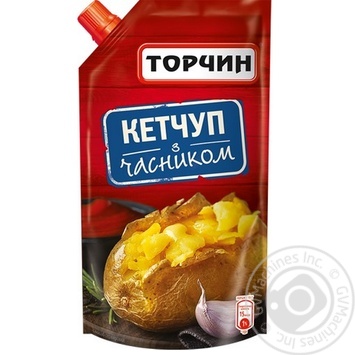 Кетчуп Торчин з часником 300г купити, ціни на МегаМаркет - фото 1
