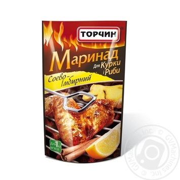 Torchin Marinade Soy-Ginger Sauce For Chicken And Fish 175g - buy, prices for MegaMarket - photo 1