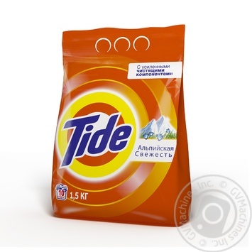 Laundry detergent powder Tide Alpine fresh 1,5kg - buy, prices for MegaMarket - photo 2