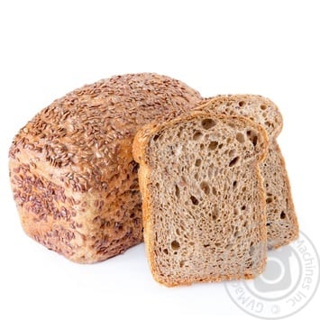 With Flax Seeds Rye Bread 400g - buy, prices for NOVUS - photo 2