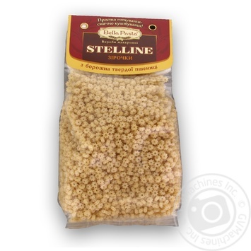 Макарони Bella Pasta Stelline 400г х12 купить, цены на МегаМаркет - фото 1
