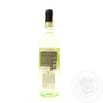 Manfredi Gavi white dry wine 12% 0.75l - buy, prices for ULTRAMARKET - photo 2