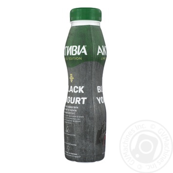 Бифидойогурт Danone Активиа вишня-черный уголь 3% 270г - купить, цены на Чудо Маркет - фото 3