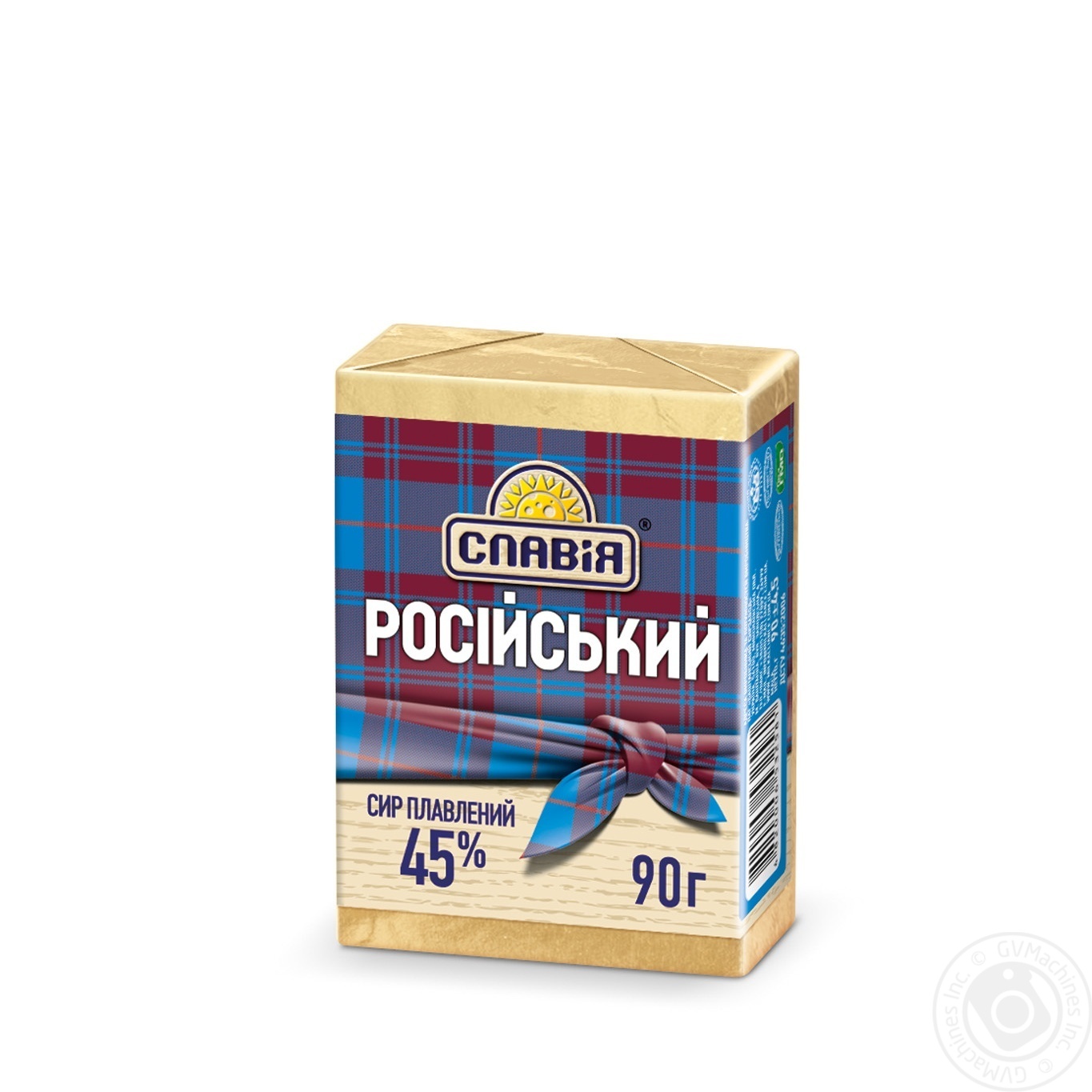 

Сыр плавленый Славия Российский 45% 90г