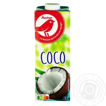 Auchan Drink vegetable Coconut 1l - buy, prices for - photo 1