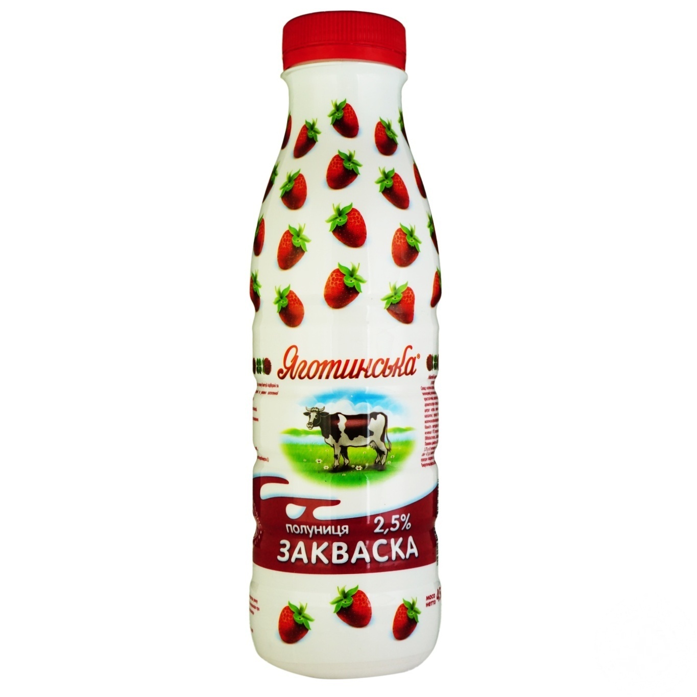 

Закваска Яготинская клубника 2.5% 450г