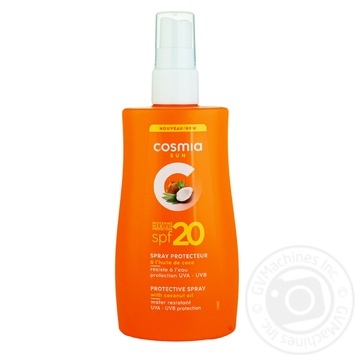 Cosmia Sunscreen Spray SPF 20 200ml - buy, prices for Auchan - photo 1