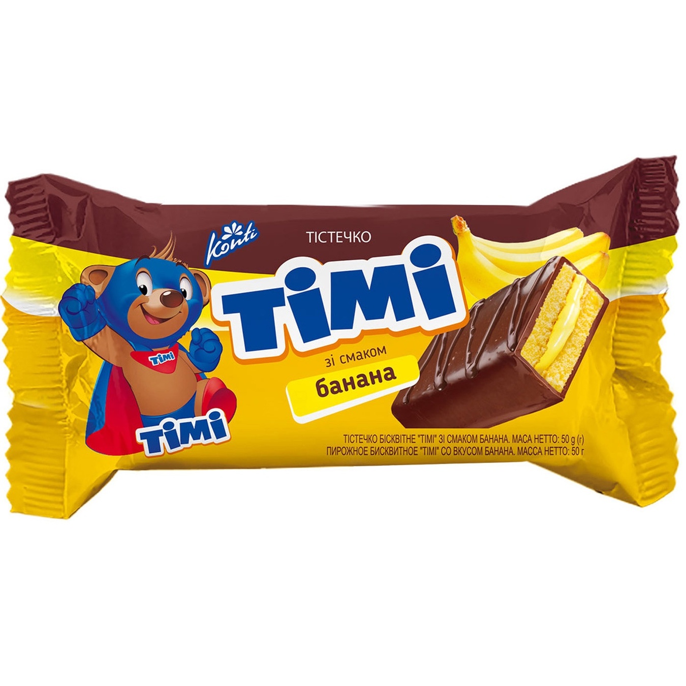 

Конфеты Кonti Timi со вкусом банана
