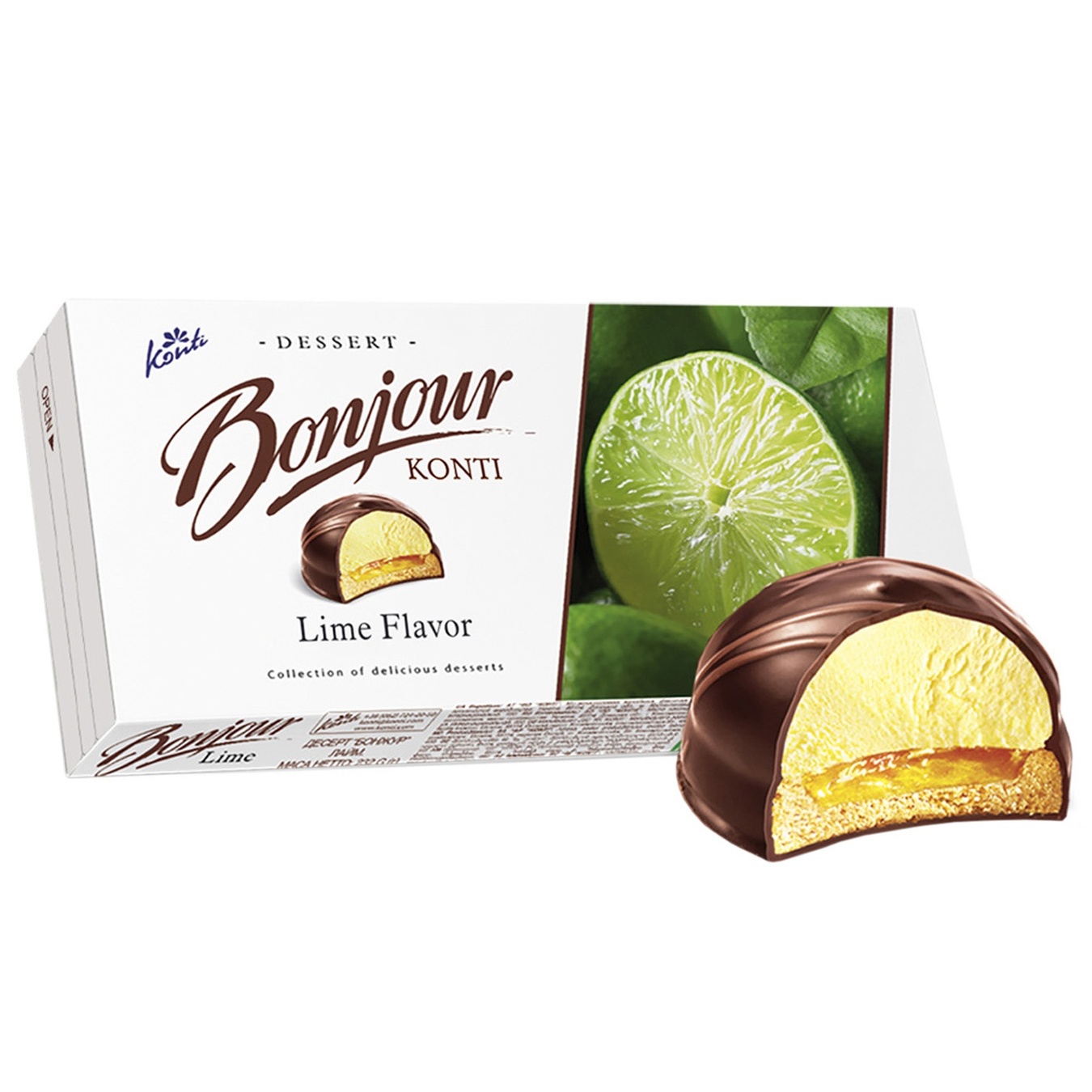 

Десерт Konti Bonjour Лайм 232г
