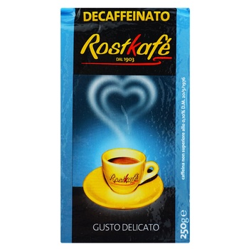 Кава Rostcafe Декафенато мелена 250г - купити, ціни на Auchan - фото 1