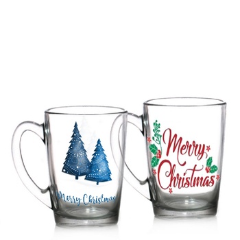 Чашка Galleryglass Капучино Christmas 300мл в ассортименте - купить, цены на - фото 1