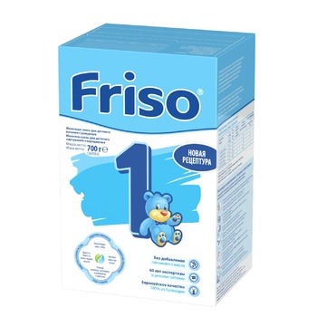 Суха адаптована початкова молочна суміш Friso 1 Lock Nutri для дитячого харчування з народження до 6 місяців 700г - купити, ціни на МегаМаркет - фото 1