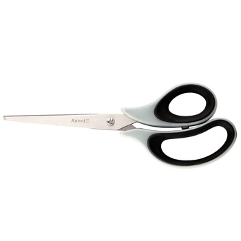 Axent Duoton Soft Gray-Black Scissors 21cm - buy, prices for NOVUS - photo 2