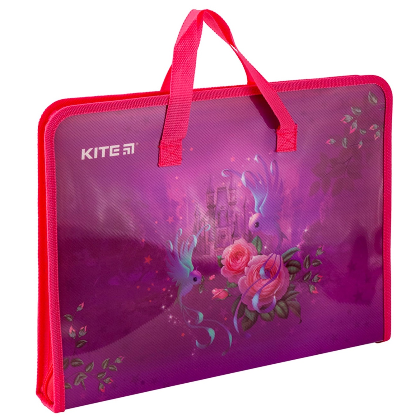 

Папка-портфель Kite Princess на молнии A4