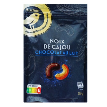 Auchan Cashew in Milk Chocolate 150g - buy, prices for Auchan - photo 1