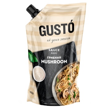 Соус Gusto грибний 30% 180г