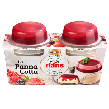 Rians Panna Cotta with Red Fruits Dessert 4.5% 240g - buy, prices for NOVUS - photo 2