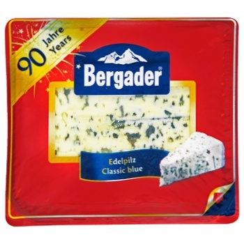 Bergader Edelpilz Cheese With Blue Mold 50% 100g - buy, prices for Auchan - photo 1