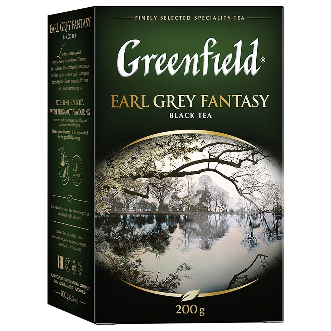 

Чай чёрный Greenfield Earl Grey Fantasy 200г