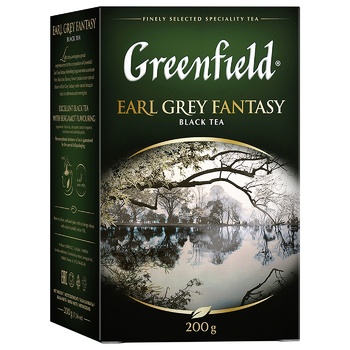 Чай чорный Greenfield Earl Grey Fantasy 200г - купити, ціни на Auchan - фото 2