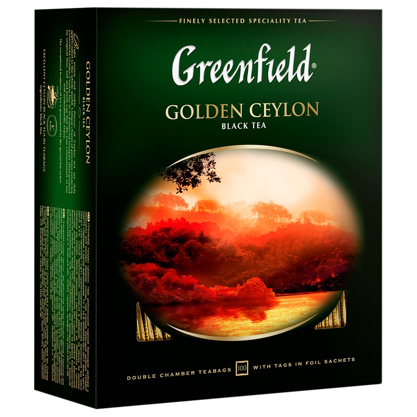 

Чай черный Greenfield Golden Ceylon 2г 100шт