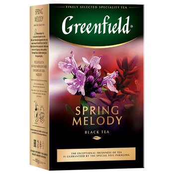 Greenfield Spring Melody Black Tea 100g - buy, prices for Chudo Market - photo 2