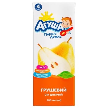 Agusha Pear juice for children from 4 months 200ml - buy, prices for Chudo Market - photo 2