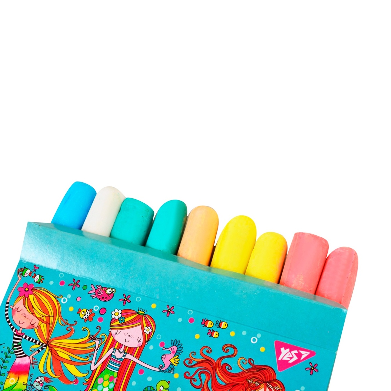 

Мел Jumbo Rachel Mermaid цветной 9шт