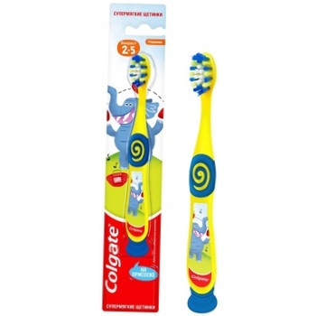 Зубная щетка Colgate Для детей 2-5 лет супермягкая - купить, цены на ЕКО Маркет - фото 4