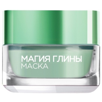 Маска L'Oreal Paris Магия глины матирует кожу очищающая 50мл - купить, цены на Auchan - фото 2