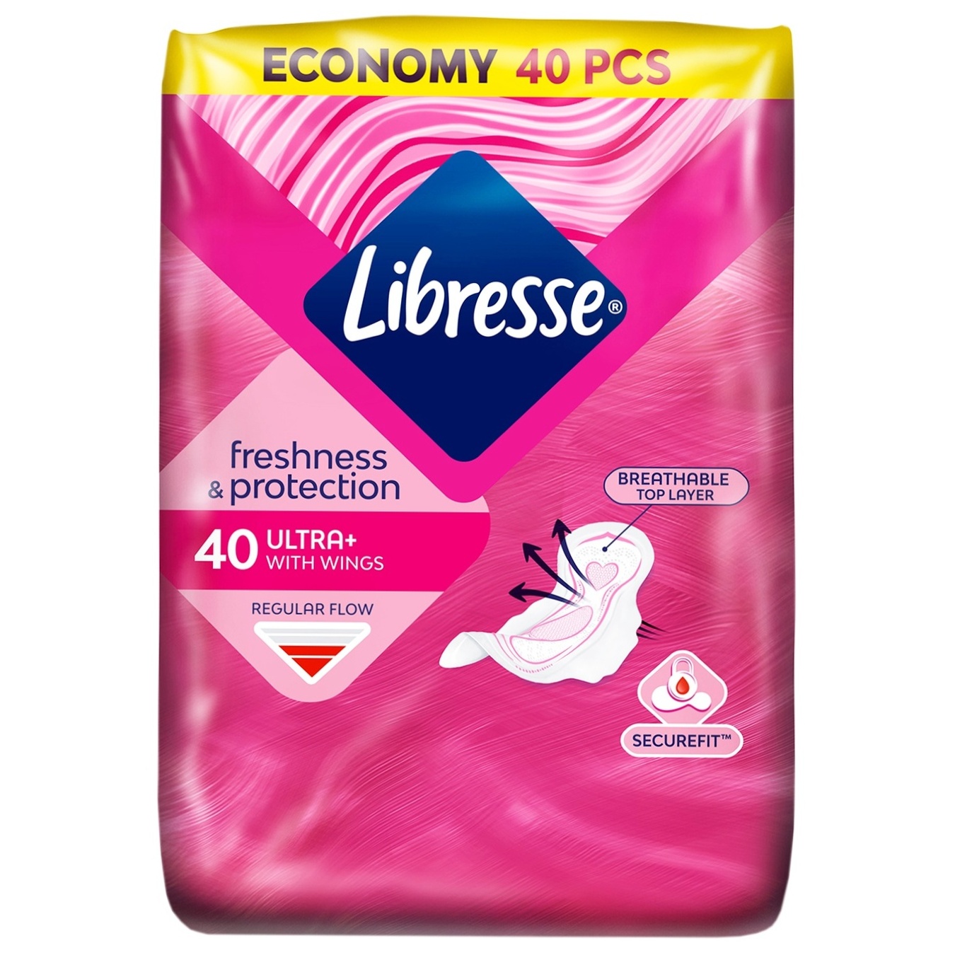 

Прокладки гигиенические Libresse Ultra Normal 4 капельки 40шт