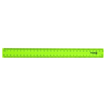 Axent Plastic Ruler 30cm yellow - buy, prices for ULTRAMARKET - photo 2