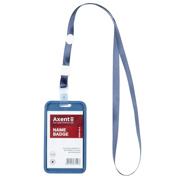 Axent SoftTouch Badge Cover 54x85mm blue - buy, prices for MegaMarket - photo 4