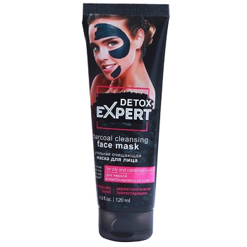 Detox Expert Charcoal Mask for face 120ml - buy, prices for Auchan - photo 3