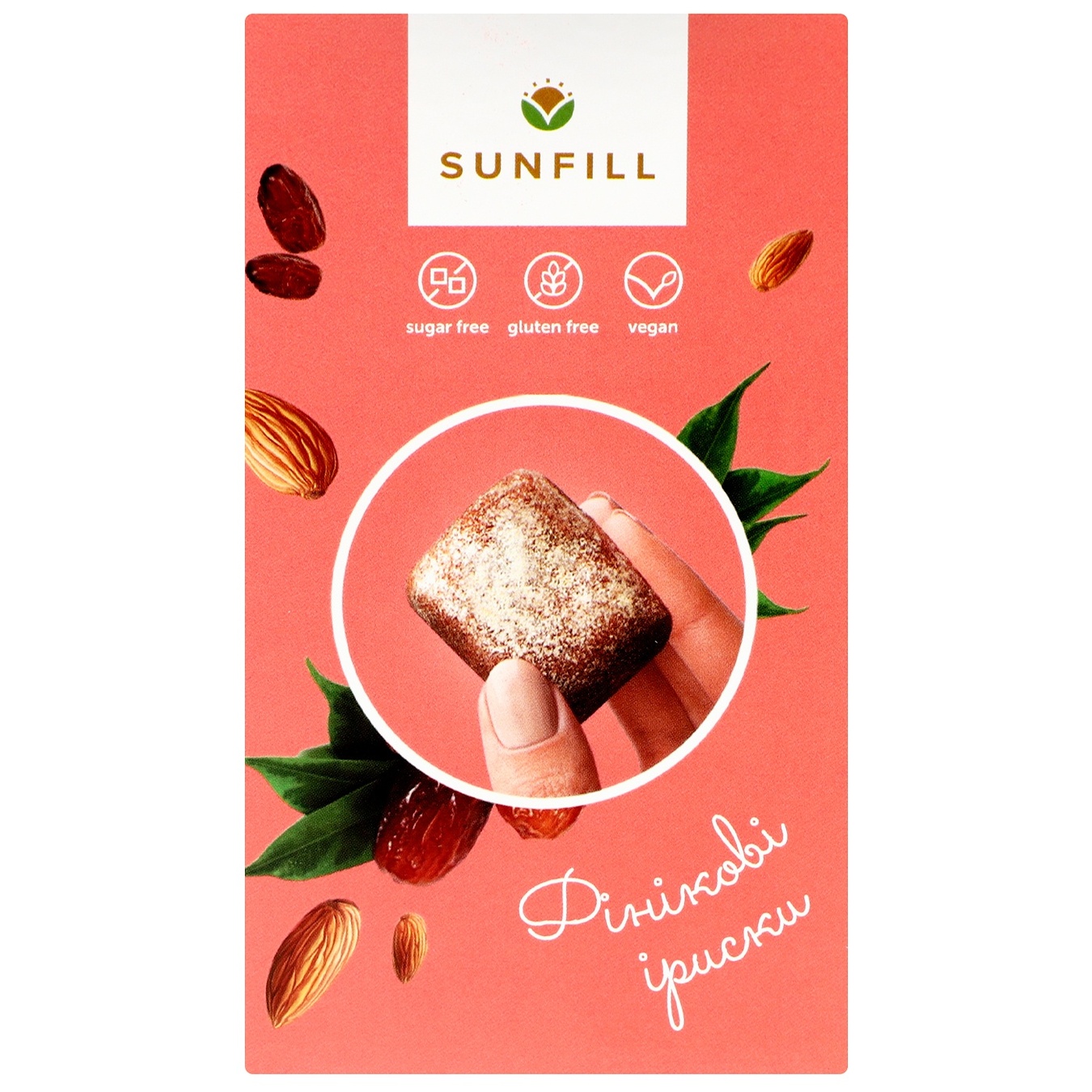 

Конфеты Sunfill Финиковые ириски без сахара и глютена 150г