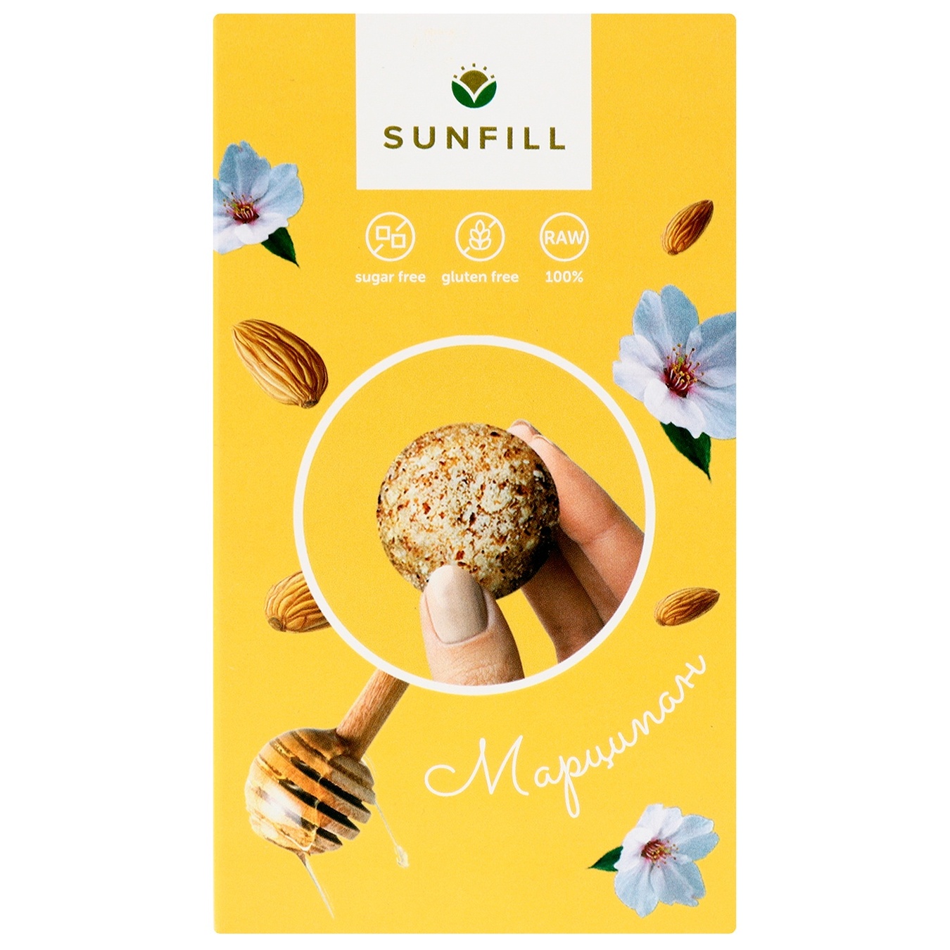 

Конфеты Sunfill Марципан без сахара и глютена 150г