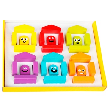 Cubica Colorful Houses Construction Set - buy, prices for MegaMarket - photo 2