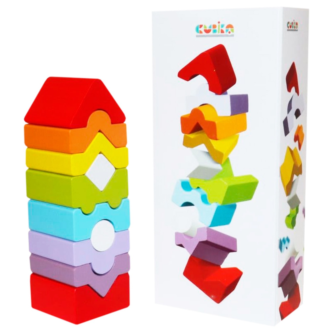 

Игрушка Cubika Пирамидка LD-10