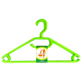 Clothes hanger 5pcs color in assortment - buy, prices for MegaMarket - photo 3