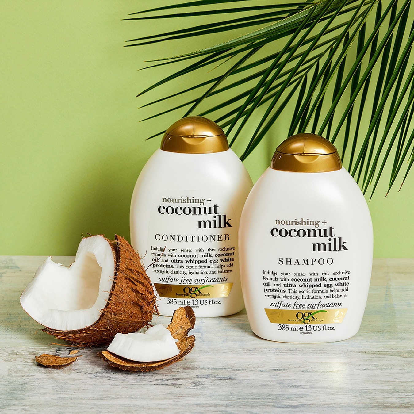 

Кондиционер для волос Ogx® Coconut Milk Питательный с кокосовым молоком 385мл