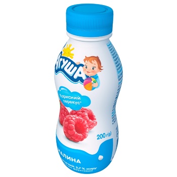 Agusha Raspberry Flavored Drinking Yogurt 2.7% 200g - buy, prices for Auchan - photo 2