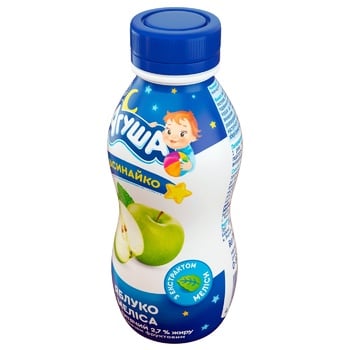 Agusha Zasynaiko Apple-Melissa Flavored Yogurt for Babies from 8 Months 2.7% 200g - buy, prices for Auchan - photo 2