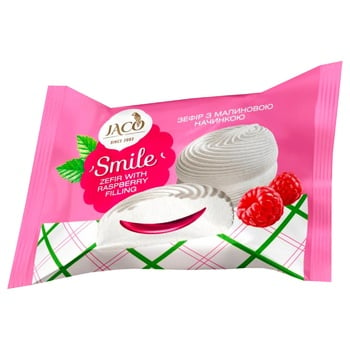 Зефир Жако Smile с малиновой начинкой - купить, цены на Auchan - фото 2