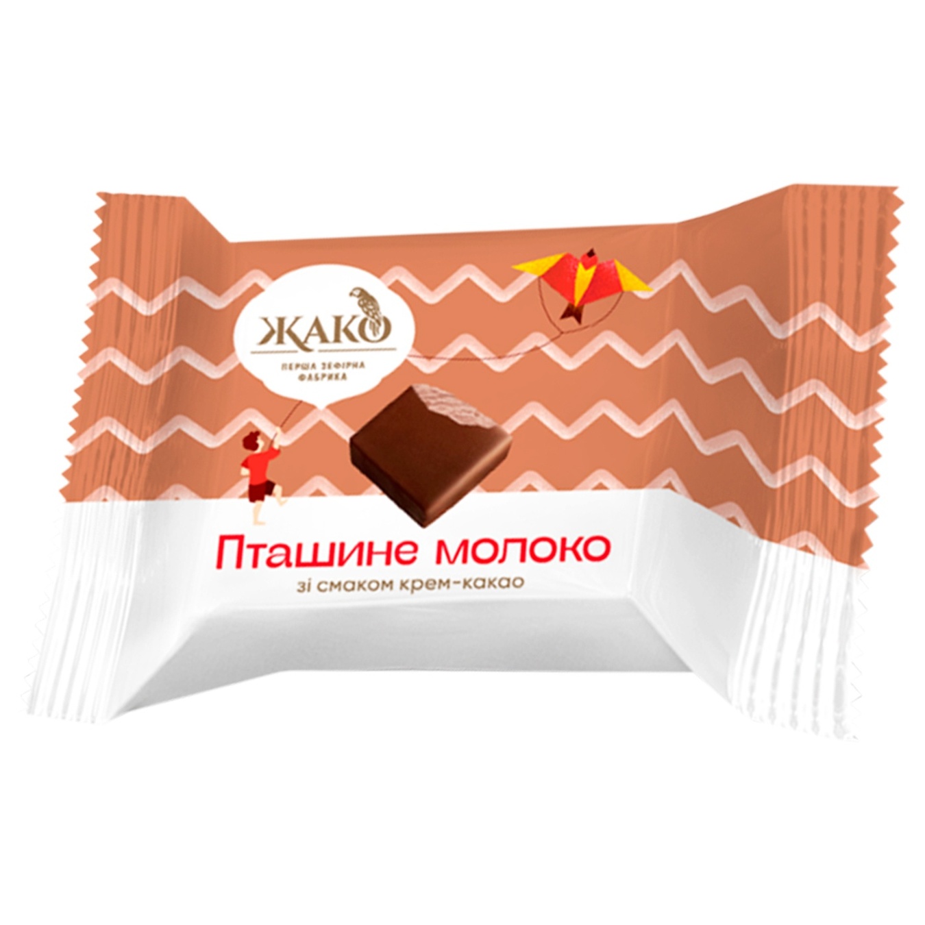 

Конфеты Жако Птичье молоко вкус крем-какао весовые