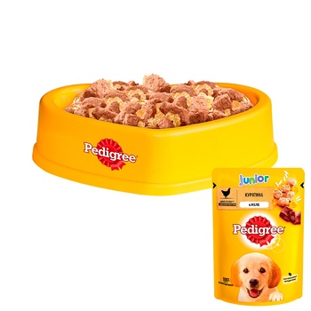 Корм Pedigree с курицей и рисом в желе для щенков 100г - купить, цены на NOVUS - фото 4