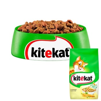 Корм Kitekat для кошек с курицей и овощами 1,8кг - купить, цены на Auchan - фото 5