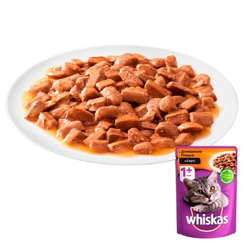 Whiskas Feed for Adult Cats with Poultry in Sauce 100g - buy, prices for - photo 3